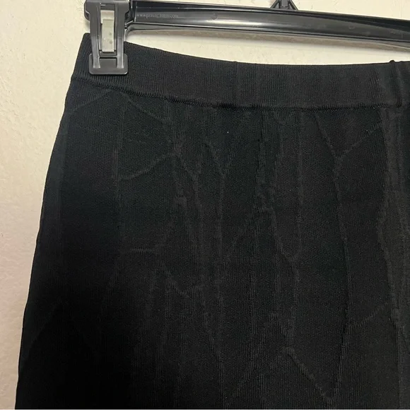 Jonathan Simkhai black bandage knit bodycon midi skirt Size Medium - Picture 4 of 6
